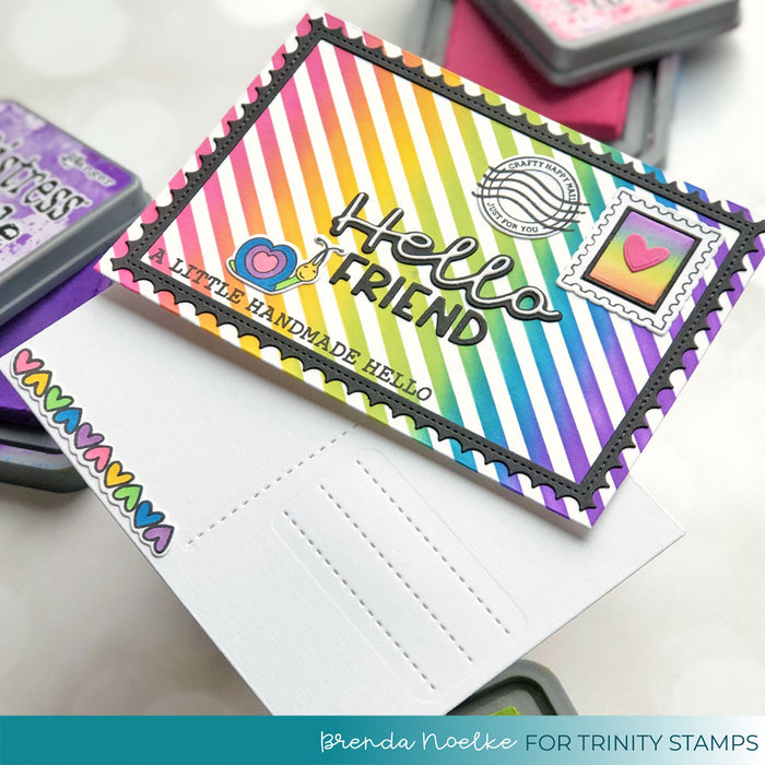 *Last Chance* Stripes - 6x9" Two Piece Stencil Set