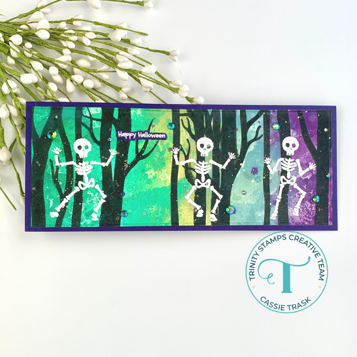 Layered Forest Slimline - 3-Piece Stencil Set