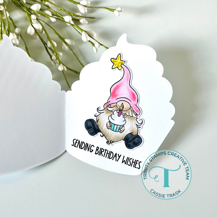 Party Gnome 4x4 Stamp Set