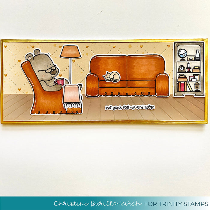 Cozy Bear Coordinating Die Set