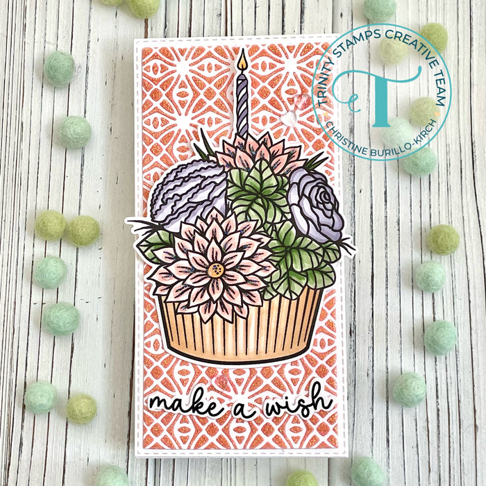 Cupcake Bouquet 4x6 Stamp Set