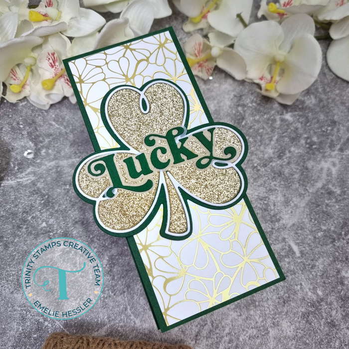Clover Background Foil Plate