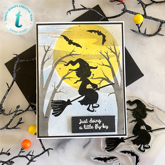October Night Sky - 6x6" Laser Cut 2-piece Layering Stencil Set