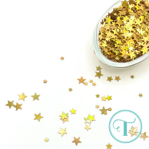 Gold Star - Flat Confetti