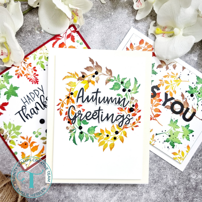 Autumn Impressions 4x6 Stamp Set