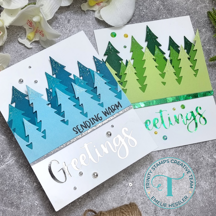 Forest Border Slimline Die Set
