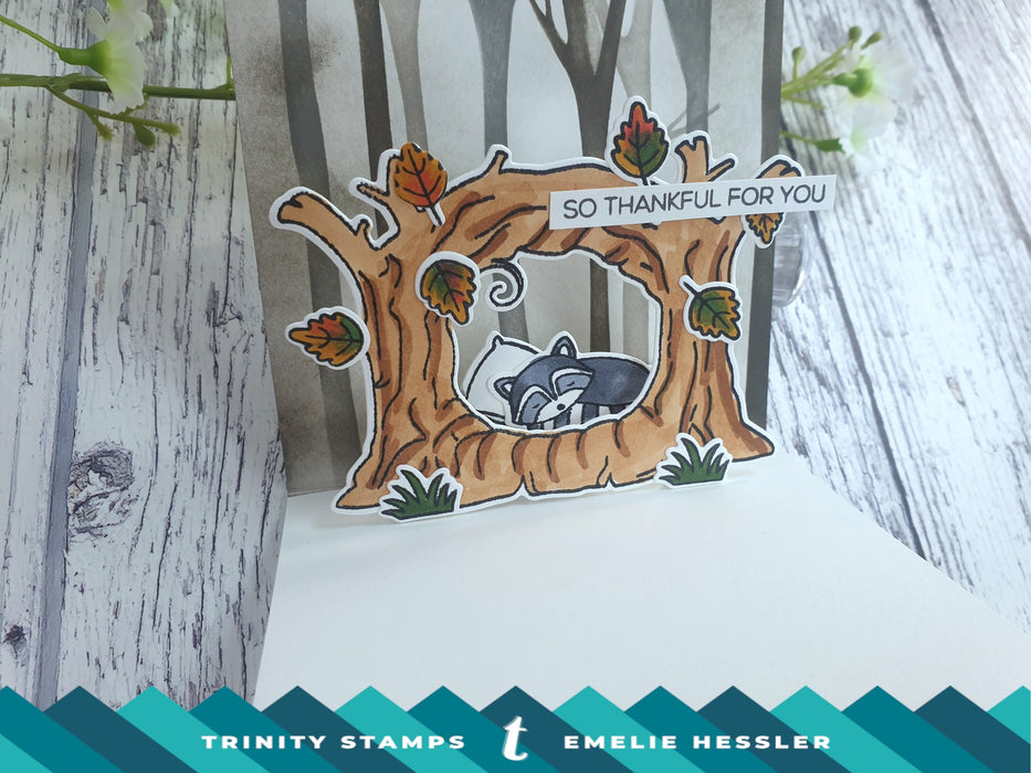 Layered Birch - 6x6" Laser Cut 4-Piece Layering Stencil Set
