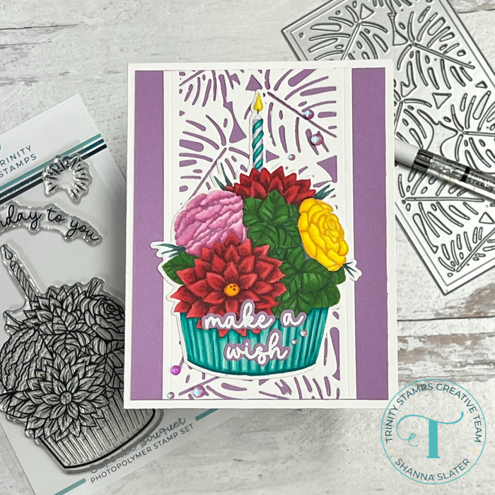 Cupcake Bouquet 4x6 Stamp Set