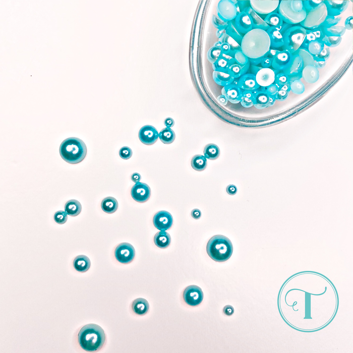 *Last Chance* Icy Aqua Satin Baubles