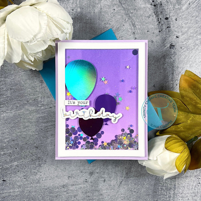 Party Balloons Cut & Foil Die Set