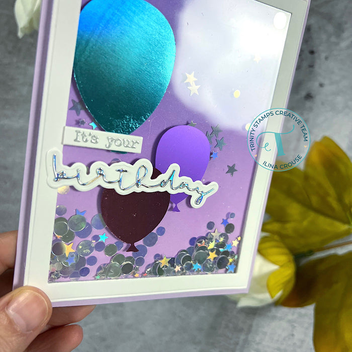 Party Balloons Cut & Foil Die Set