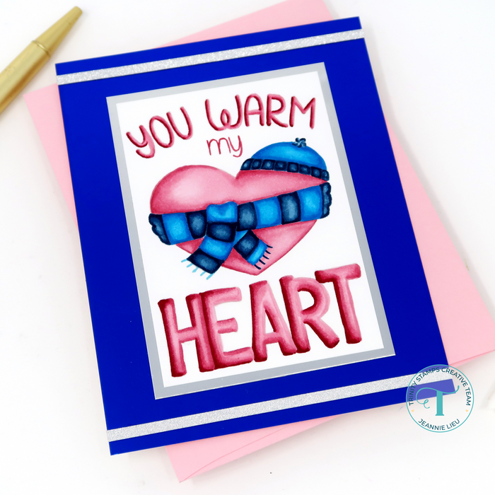 Warm Heart 3x4 Stamp