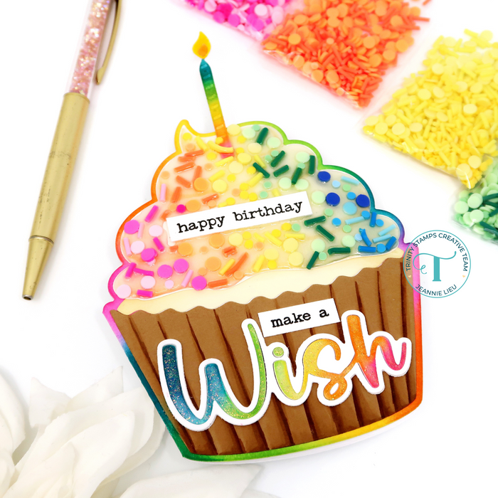 Cupcake-Shaped Card Die Set