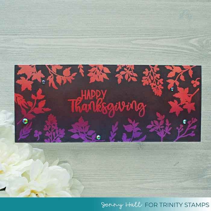 Autumn Impressions 4x6 Stamp Set