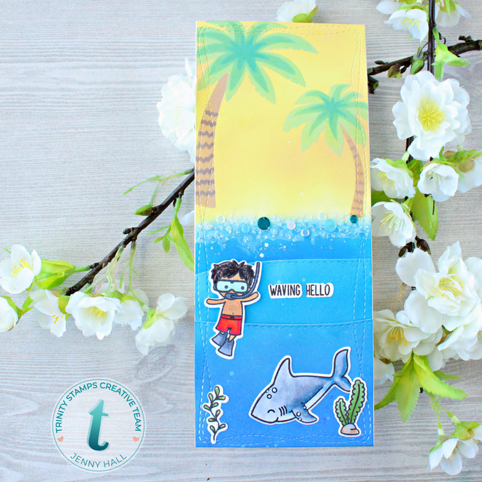 *Last Chance* Layered Palm Tree - 6x6" Laser Cut 2-Piece Layering Stencil Set