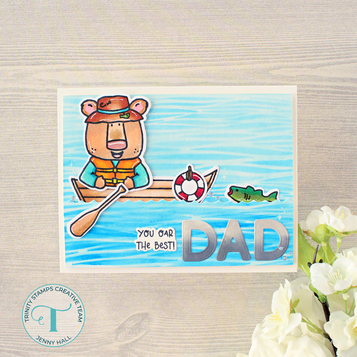 Cozy Bear Boater Coordinating Die Set