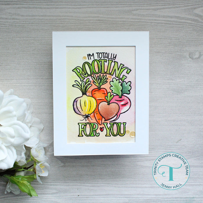 Rooting For You 3x4 Stamp Set