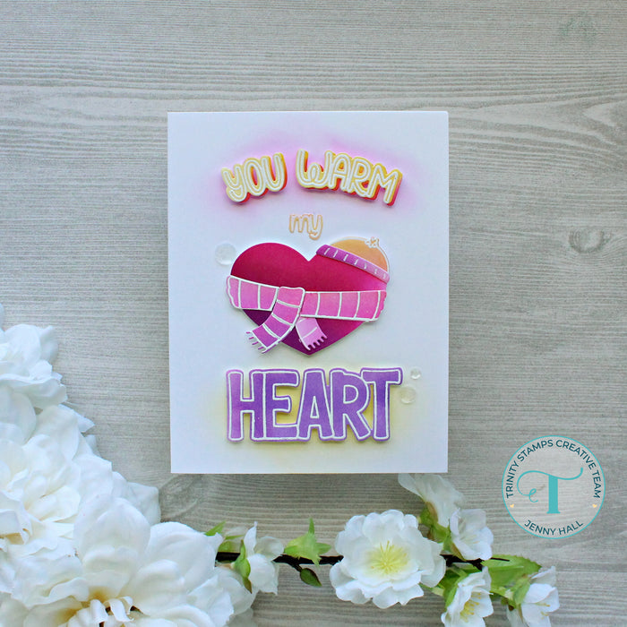 Warm Heart 3x4 Stamp