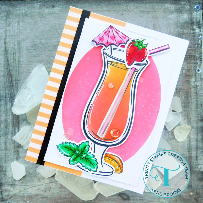 Island Cocktail 4x6 Stamp Set