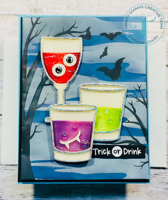 Creepy Cocktails Die Set