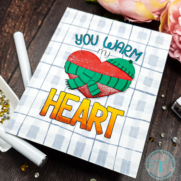 Warm Heart 3x4 Stamp