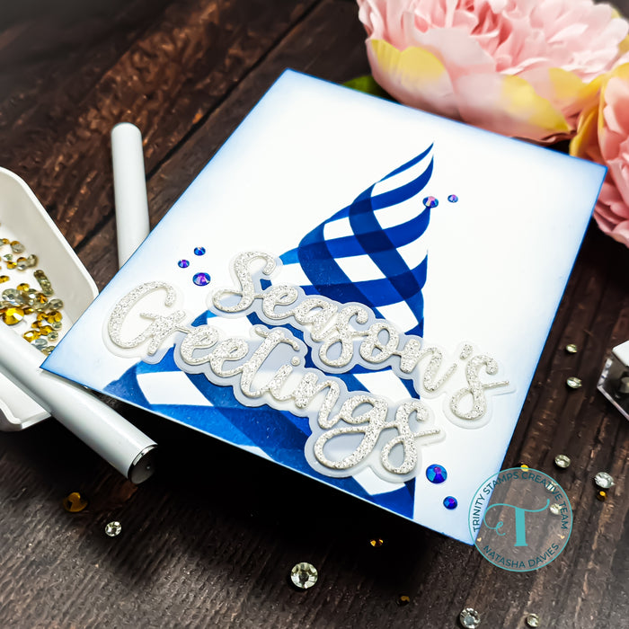 Ribbon Twirl 6x6 Layering Stencil