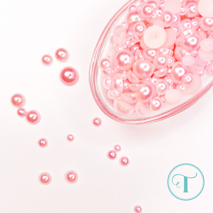 *Last Chance* Pale Pink Satin Baubles