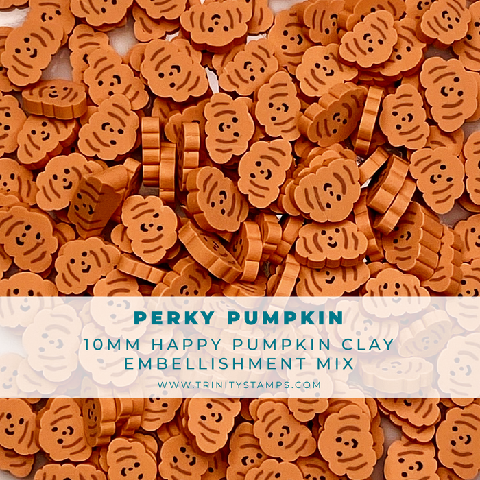 *Last Chance* Perky Pumpkin Clay Embellishments