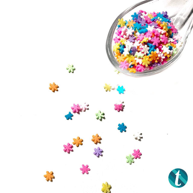 *Last Chance* Rainbow Blizzard Clay Embellishments