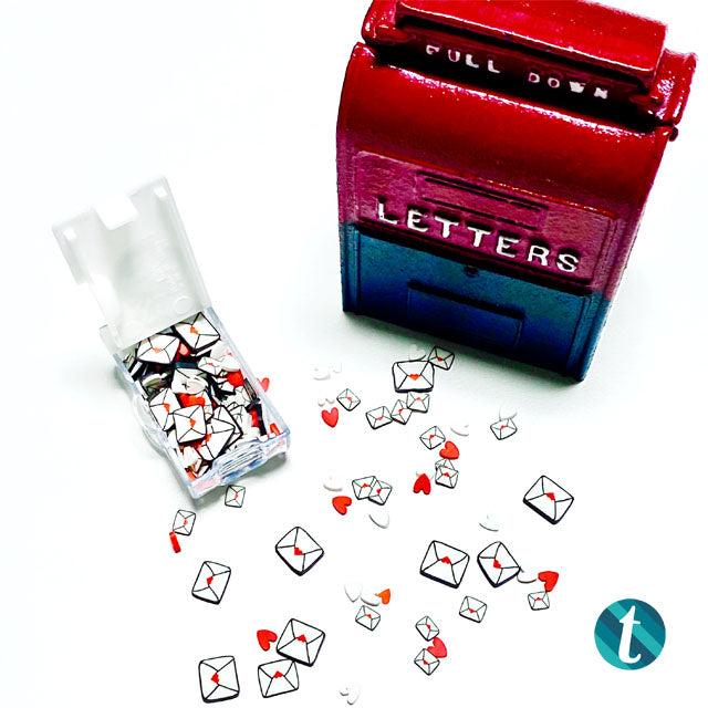 Sending Love Clay Embellishments