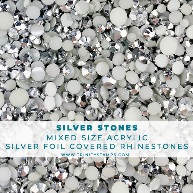 Silver Stones Metallic Rhinestones