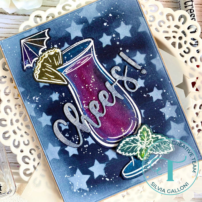 Island Cocktail 4x6 Stamp Set