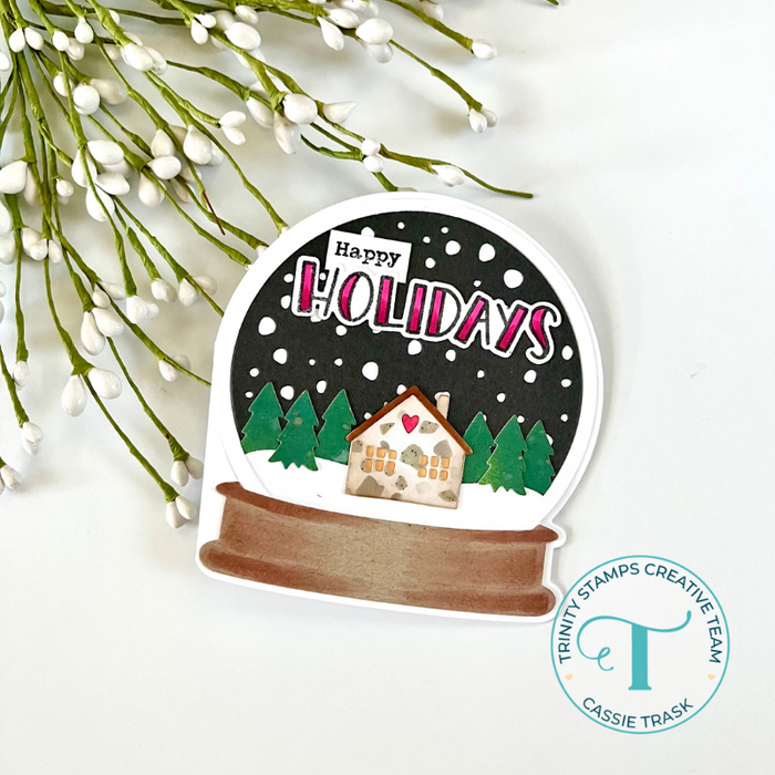 Snowglobe-Shaped Card Die Set