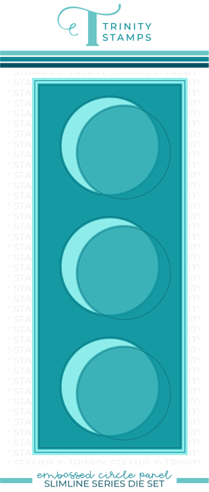 Embossed Circle Window Panel Die Slimline