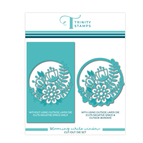 Blooming Circle Window Cut Out Die