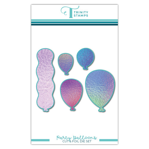 Party Balloons Cut & Foil Die Set