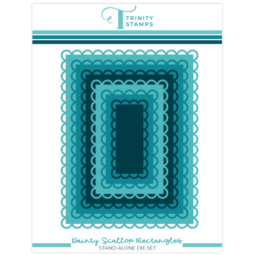 Dainty Scallop Rectangles (A-2 Sized) Die Set