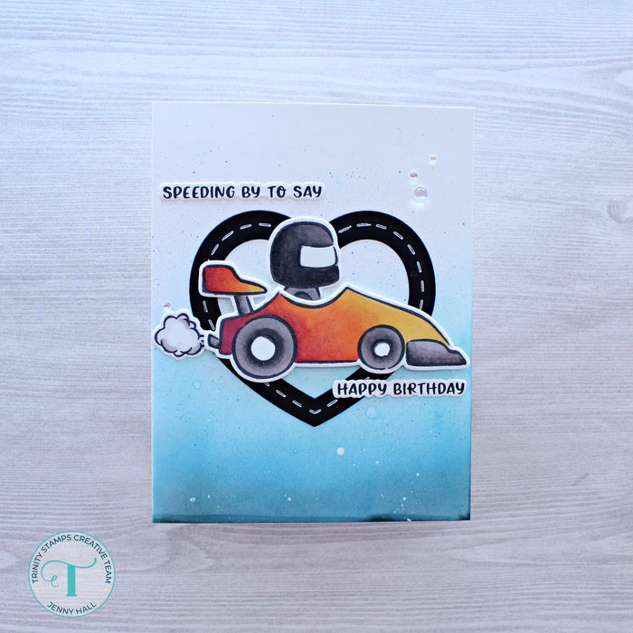 Racetrack Heart Die Set