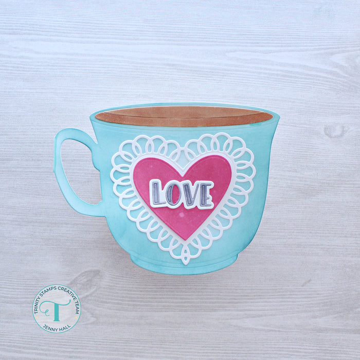 Swirly Heart Die Set