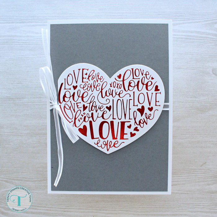Love Heart Cut & Foil Die Set