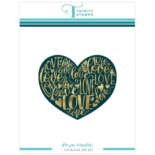 Love Heart Cut & Foil Die Set