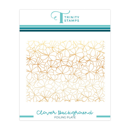 Clover Background Foil Plate
