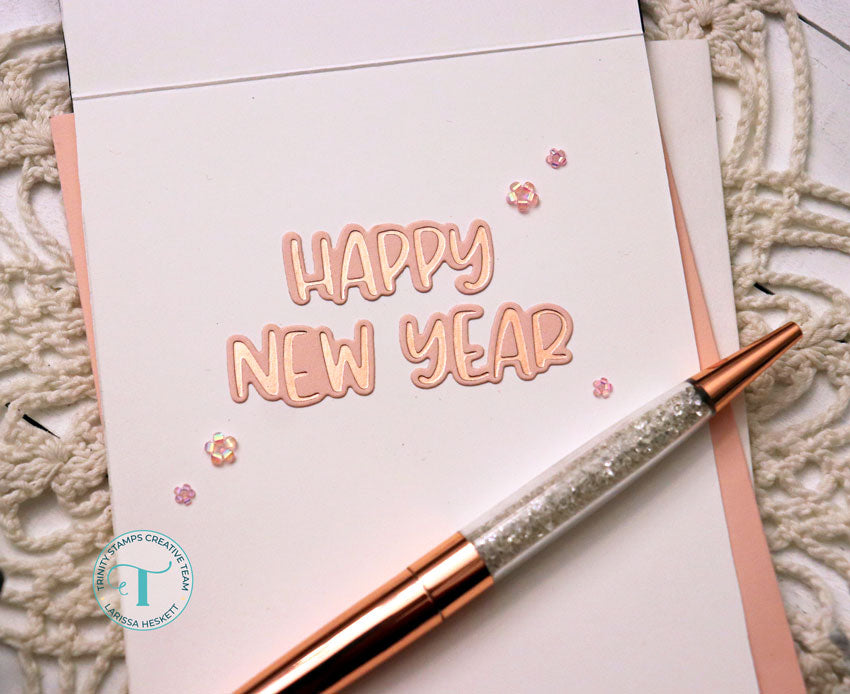 Happy New Year Cut & Foil Die Set