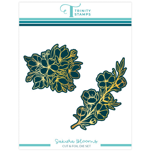 Sakura Blooms Cut & Foil Die Set