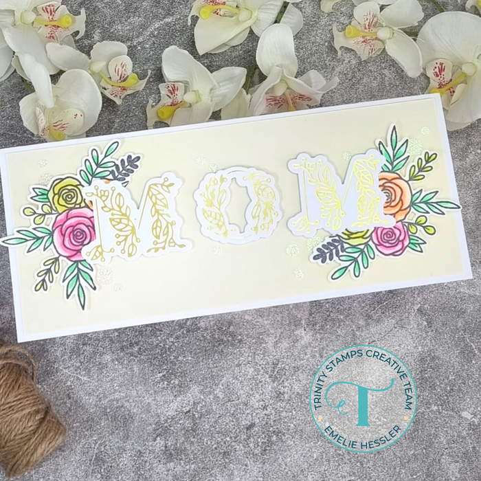 Foiled Floral Corners Cut & Foil Die Set