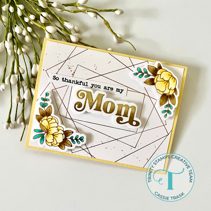 Foiled Floral Corners Cut & Foil Die Set