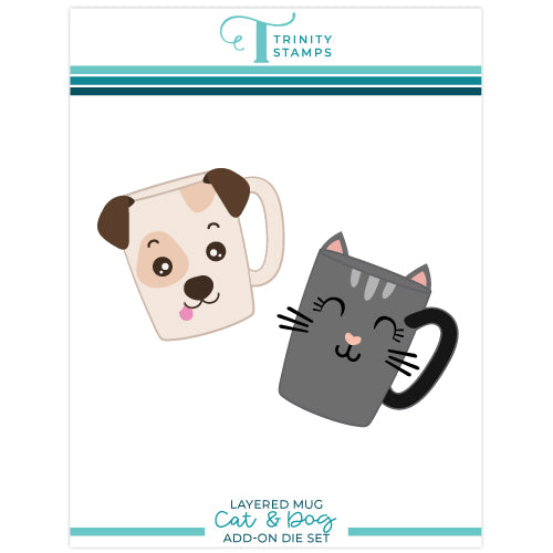 Cat & Dog Layered Mug Add-on Die Set