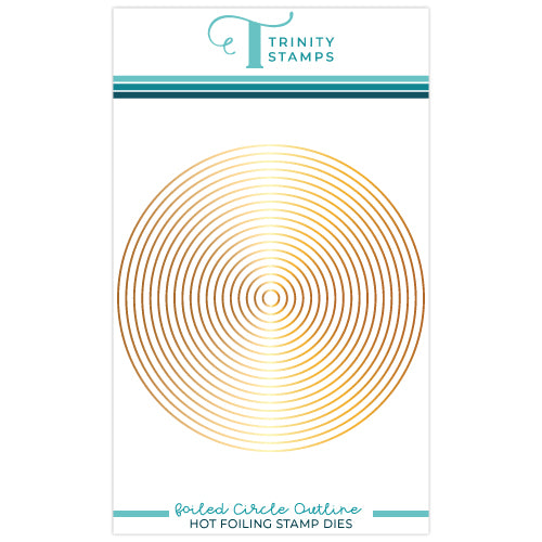 Foiled Circle Outline Stack Hot Foil Dies