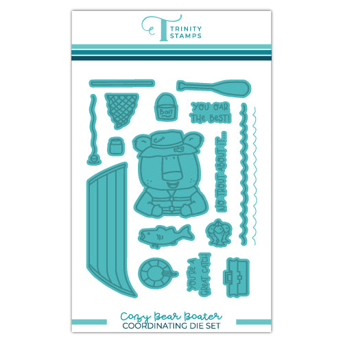 Cozy Bear Boater Coordinating Die Set