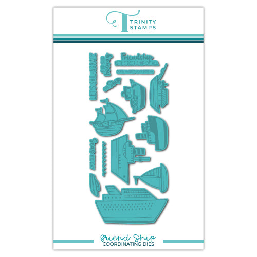 Friend Ship 4x8 Coordinating Die Set